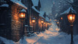 © marumarun - 冬の街並み Winter Street｜Generative AI