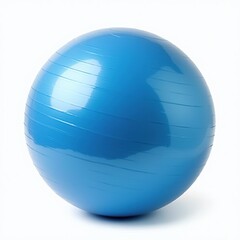 blue gymnastics ball