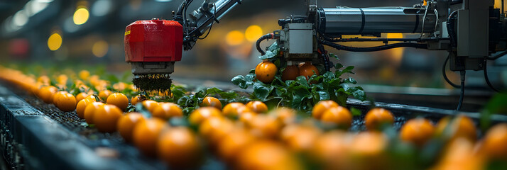 Vibrant and colorful display of an assortment of fresh produce,including various types of fruits and vegetables,laid out in an outdoor market stall or stand.