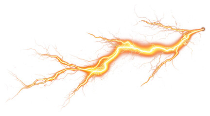 Wall Mural - PNG Electric storm lightning bolt energy