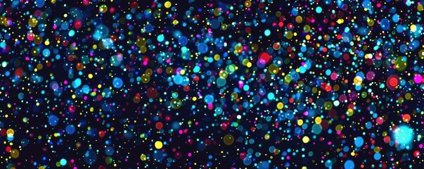Wall Mural - vibrant bokeh glitter textured background