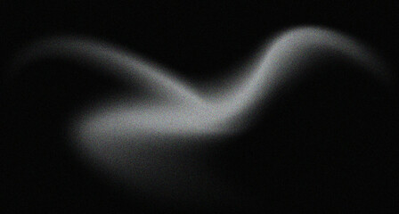 Wall Mural - abstract dark brown on black grainy background with empty space for design