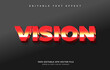 © galord - Vision editable text effect template
