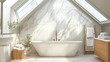 © Major - Modern Bathroom Design with Freestanding Bathtub and Natural Lighting