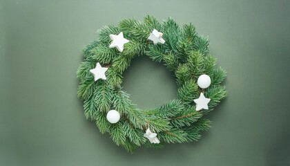 Wall Mural - Christmas Festive wreath