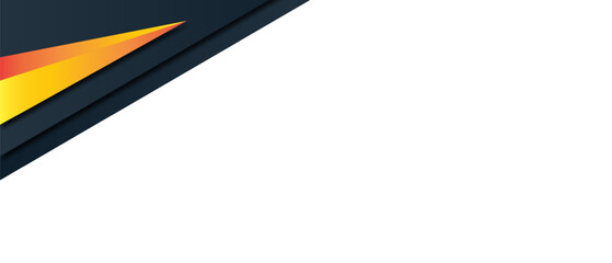Wall Mural - modern abstract background with orange and dark blue layers