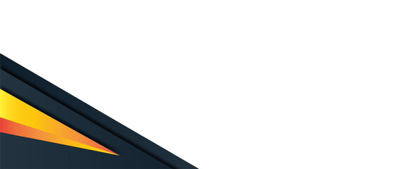 Wall Mural - modern abstract background with orange and dark blue layers