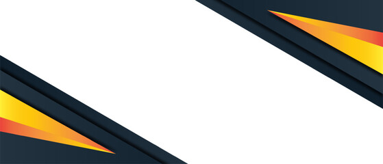 Wall Mural - modern abstract background with orange and dark blue layers