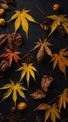 autumn, leaf, maple, fall, leaves, nature, tree, vector, pattern, orange, season, illustration, yellow, design, foliage, plant, seamless, texture, color, oak, brown, wallpaper, october, red, decoratio