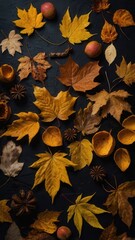 autumn, leaf, maple, fall, leaves, nature, tree, vector, pattern, orange, season, illustration, yellow, design, foliage, plant, seamless, texture, color, oak, brown, wallpaper, october, red, decoratio