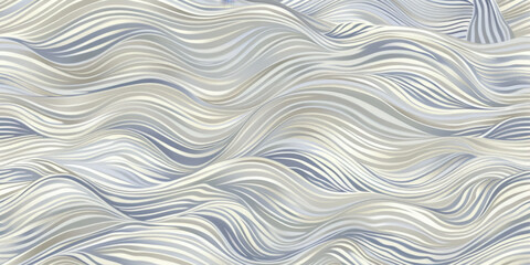 Canvas Print - abstract wavy blue background