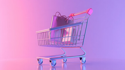 Wall Mural - graphic resource for shopping and eCommerce	