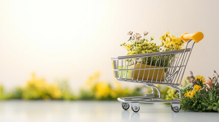 Wall Mural - graphic resource for shopping and eCommerce	