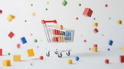 Wall Mural - graphic resource for shopping and eCommerce	