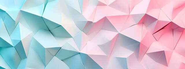 Abstract geometric shapes in pastel colors on a white background, clean lines, minimalist