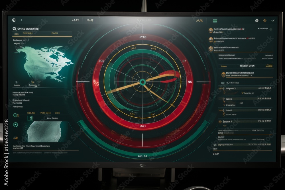 Interactive dashboard featuring real time graphs, parcel statuses, and augmented reality overlays