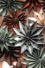 Wall Mural - christmas.christmas gift box zero waste,boxing day, eco friendly packaging gifts kraft paper eco chr