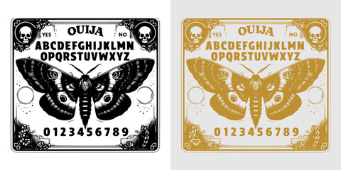 occult symbols ouija design