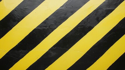 Fototapete - Abstract black and yellow diagonal striped pattern on textured surface