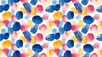 Watercolor patterned background featuring abstract brush strokes ideal for wallpaper and design projects