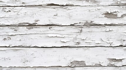 Poster - White painted wood wall