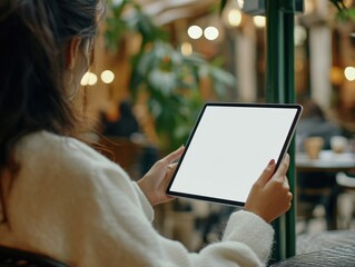 Digital Tablet in Hand