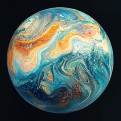 Wall Mural - magic planet colored texture 