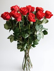 Poster - Red Roses in Vase