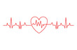 © Lutfar - Heartbeat, a vector rhythm featuring a single heart line