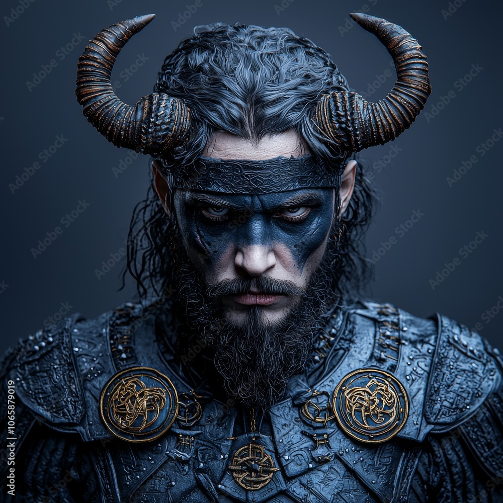 Loki is a goddess of Norse mythology. Designed using Stock technology ...