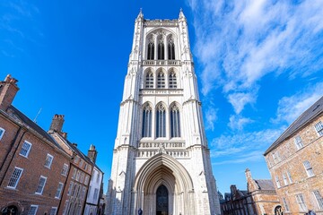 Sunlight and castle walls at York Minster Cathedral