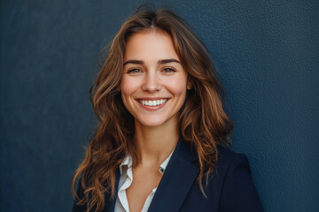 Wall Mural - Smiling Business Woman Portrait