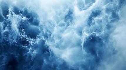 Aufkleber - Abstract watercolor background of blue color on a white background