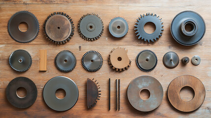 Poster - Various circular saw blades