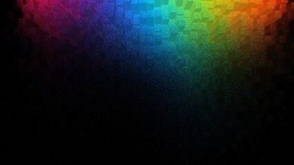 Wall Mural - Cube, extrude blurry and grain abstract gradient background texture. a design element for wallpaper.