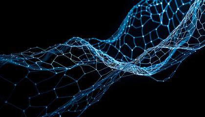 Wall Mural - net isolated with white highlights, png
