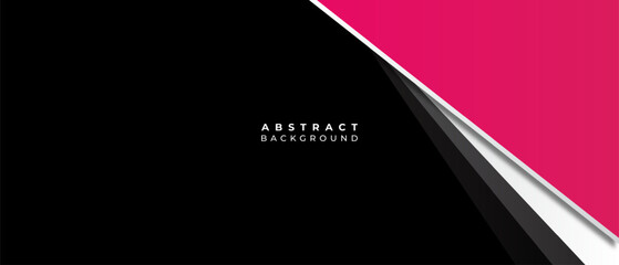Wall Mural - elegant pink and black geometric abstract background design