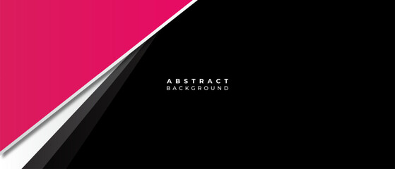 Wall Mural - elegant pink and black geometric abstract background design