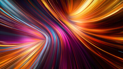 Wall Mural - a abstract hyperspeed background