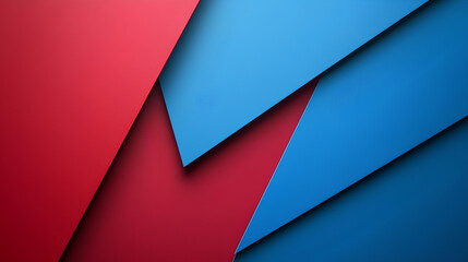 Wall Mural - abstract material blue and red gradient background banner with lines