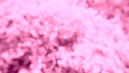 Wall Mural - Soft focus pink Abstract bokeh background Glittering aesthetic textured pattern