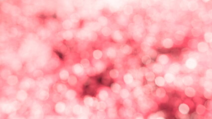 Wall Mural - Soft focus pink Abstract bokeh background Glittering aesthetic textured pattern