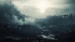 © Holo Frame - Smoky apocalyptic landscape with dramatic atmosphere