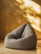 © 2haq - Bean bag chair isolated on abstract background