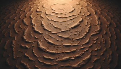 Wall Mural - still life photograph of seamless solid texture resembling natural stone with warm lighting