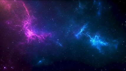 Wall Mural - Stars scattered across a dreamy pink and blue sky, evoking the endless beauty and mystery of the galaxy, ideal for stargazing, astrophotography, and cosmic-inspired imagery.