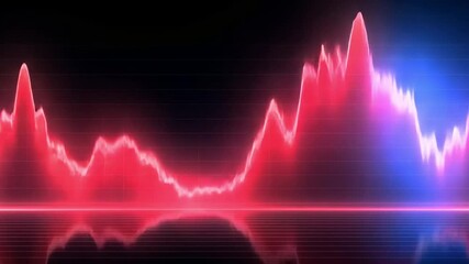 Poster - Dynamic Data Flow: Abstract Neon Graph