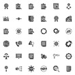© alekseyvanin - Quality control vector icons set