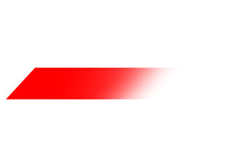 Poster - Transparent red gradient rectangle