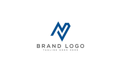 letter N logo design vector template design for brand.